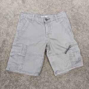 Wrangler Boy's Denim Shorts in Gray Size 8 Cargo Gorpcore Cotton